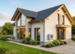 Modernes Einfamilienhaus in Bayern mit Luft-Wasser-Waermepumpe - Klimageschwindigkeitsbonus nutzen
